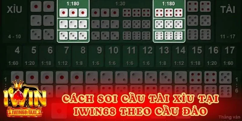 Cách soi cầu Tài Xỉu tại nhà cái IWIN68 theo cầu đảo