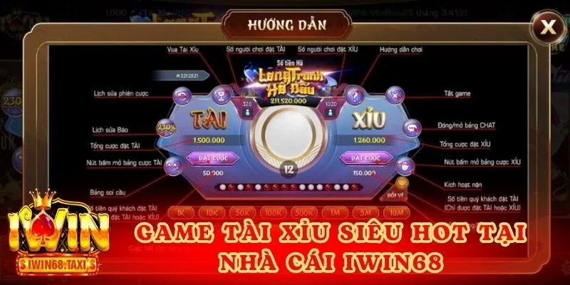 Game Tài Xỉu siêu hot tại nhà cái IWIN68