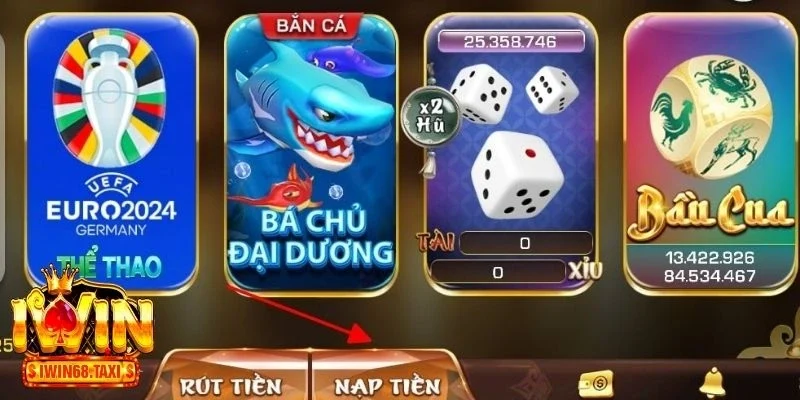 Hướng dẫn chi tiết #6 bước nạp tiền vào sân chơi IWIN68