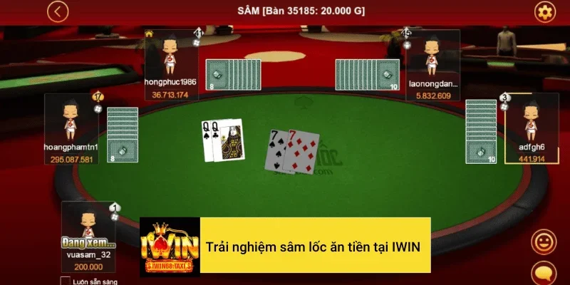 Trải nghiệm game sâm lốc tại nhà cái IWIN68 cực đỉnh